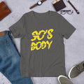 90's Body Half Sleeve T-Shirt — Charcoal
