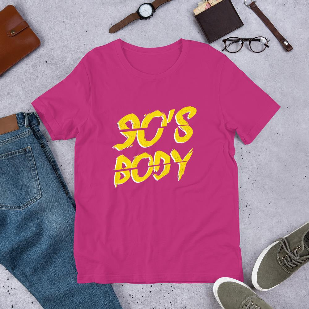 90's Body Half Sleeve T-Shirt — Pink