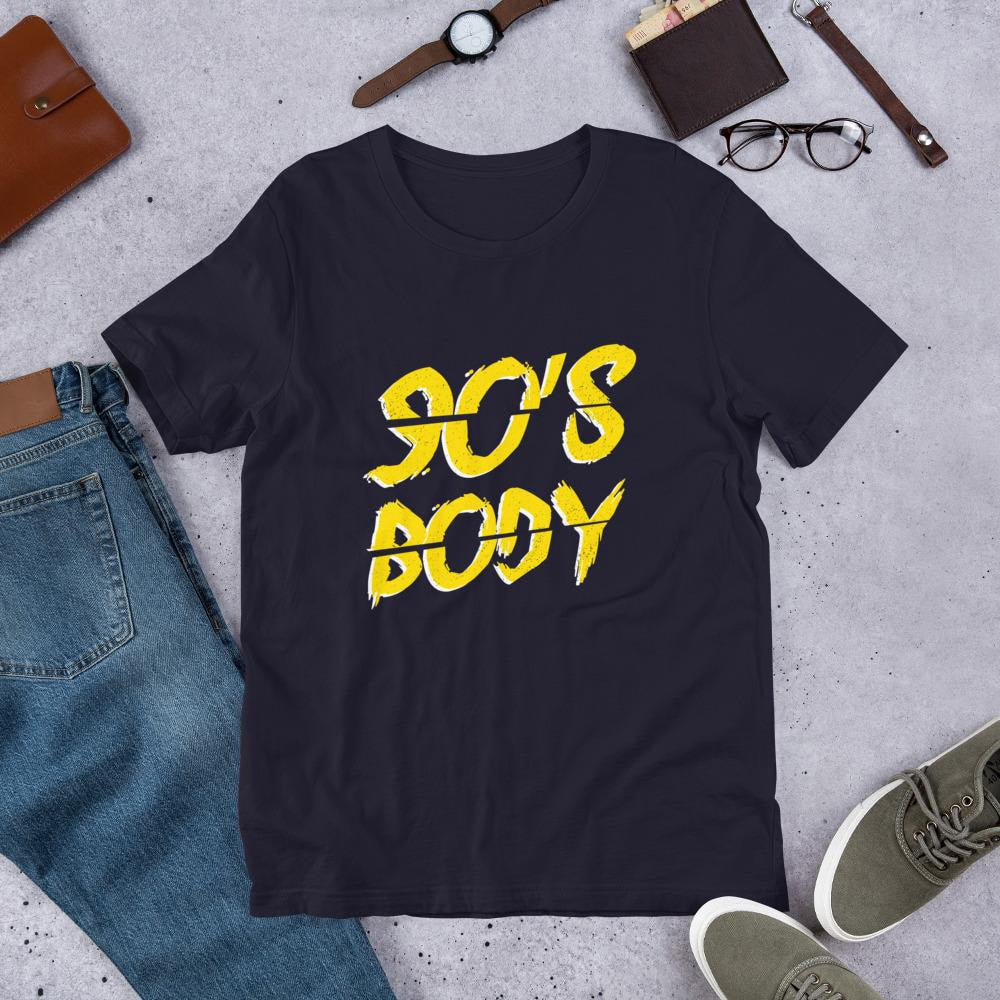 90's Body Half Sleeve T-Shirt — Navy