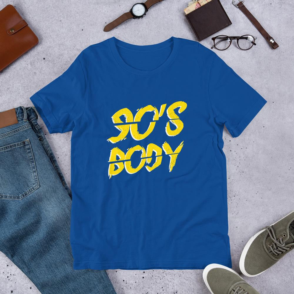 90's Body Half Sleeve T-Shirt — Blue