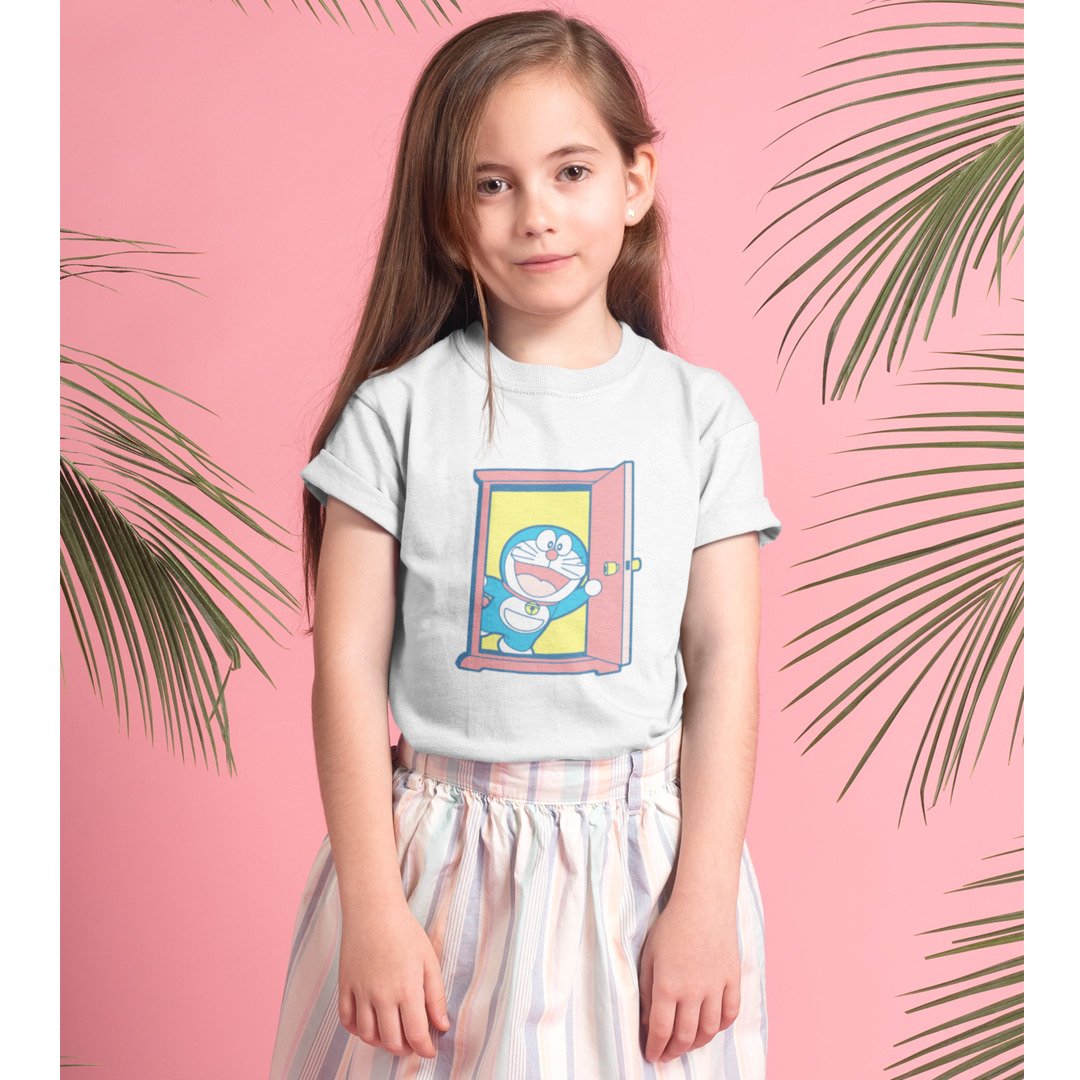 Cotton t-shirt with Anywhere Door Kid's print