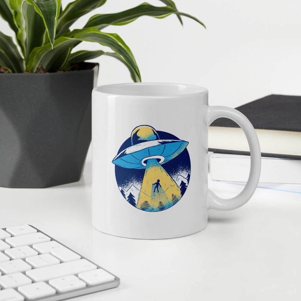 Alien Abduction coffee mug – Fourth Dimension Club