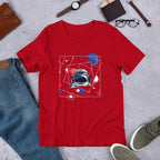 Abstract Astronaut Half Sleeve T-Shirt — detail view 6