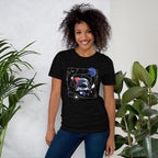 Abstract Astronaut Half Sleeve T-Shirt — detail view 9