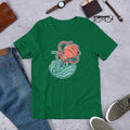 Aquarius Zodiac Half Sleeve T-Shirt — Green
