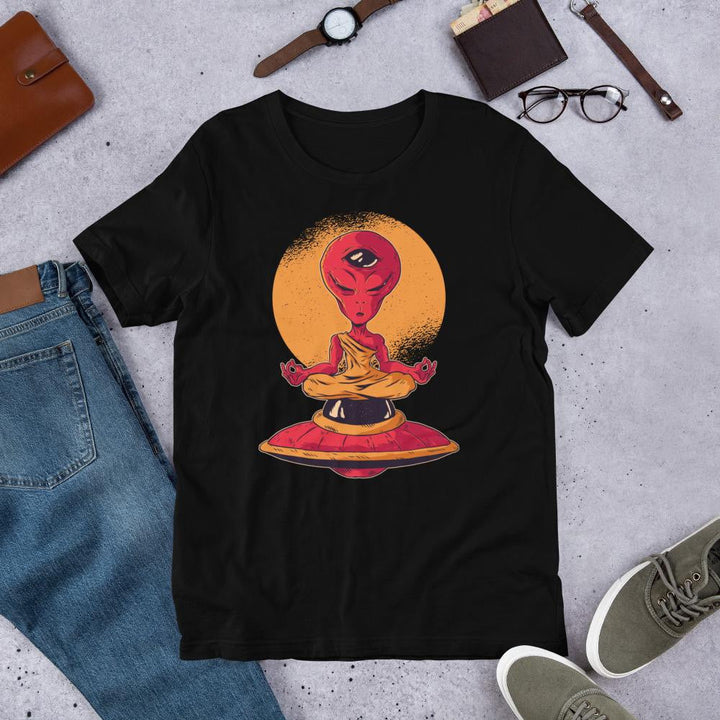 Alien Meditation Half Sleeve T-Shirt