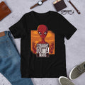 Straight Outta Mars Alien Half Sleeve T-Shirt — Black