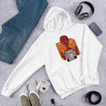 Straight outta Mars Unisex Hooded Sweatshirt — White