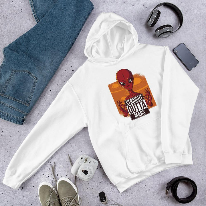 Straight outta Mars Unisex Hooded Sweatshirt