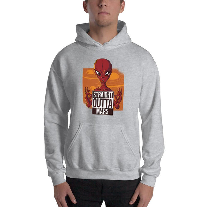 Straight outta Mars Unisex Hooded Sweatshirt