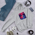 Alien Boss hoodie front graphic – Fourth Dimension Club