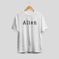Alien Typography minimal tee – Fourth Dimension Club