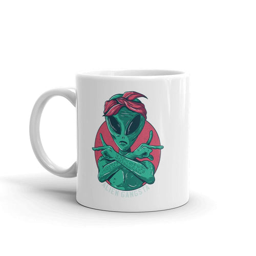 Alien Gangsta coffee mug – Fourth Dimension Club
