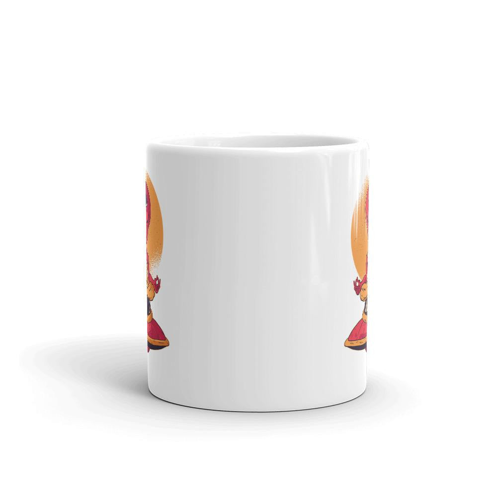 Alien Meditation Coffee Mug — detail view 2