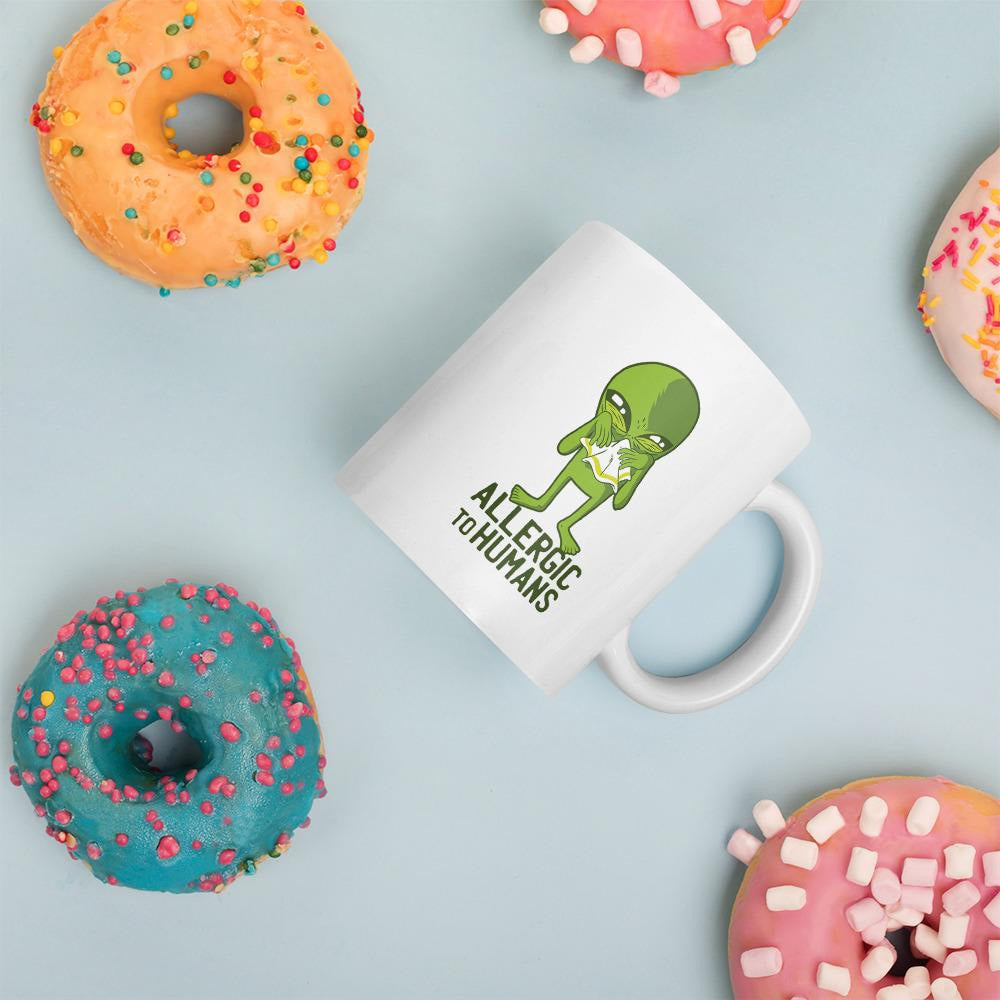 Allergic to Humans coffee mug – Fourth Dimension Club