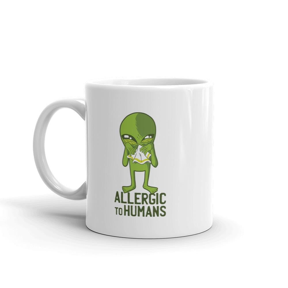 Allergic to Humans Coffee Mug — detail view 3