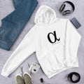 Alpha graphic hoodie front lettering – Fourth Dimension Club