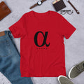 Alpha Half Sleeve T-Shirt — Red