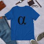 Alpha Half Sleeve T-Shirt — Blue