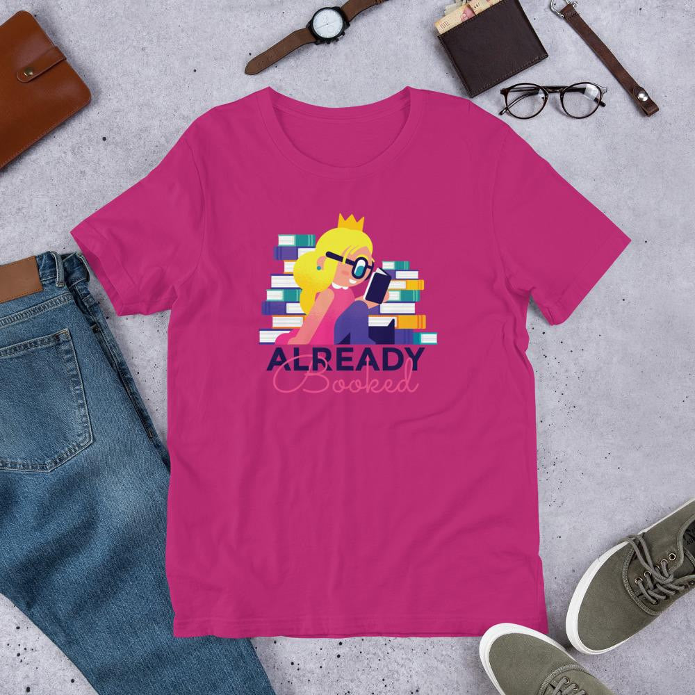 Nerd Princess Half Sleeve T-Shirt — Pink