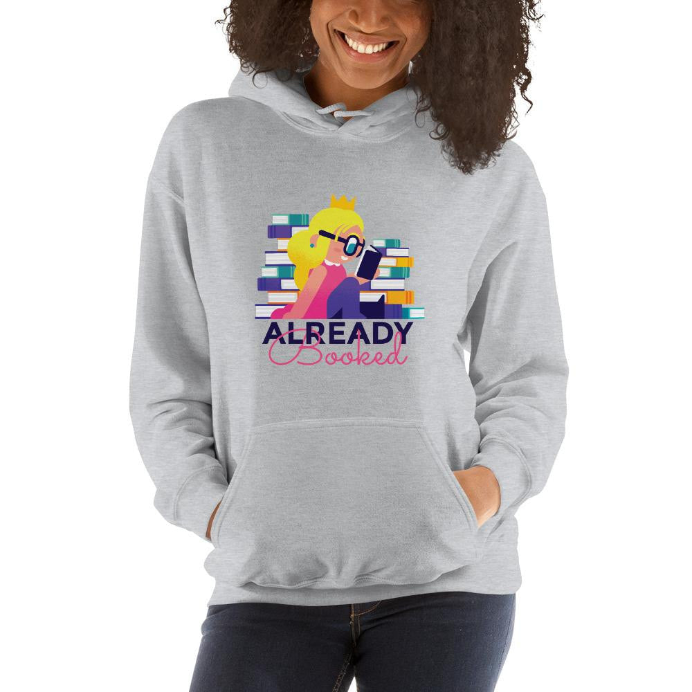 Nerd Princess Unisex Hooded Sweatshirt — detail view 3