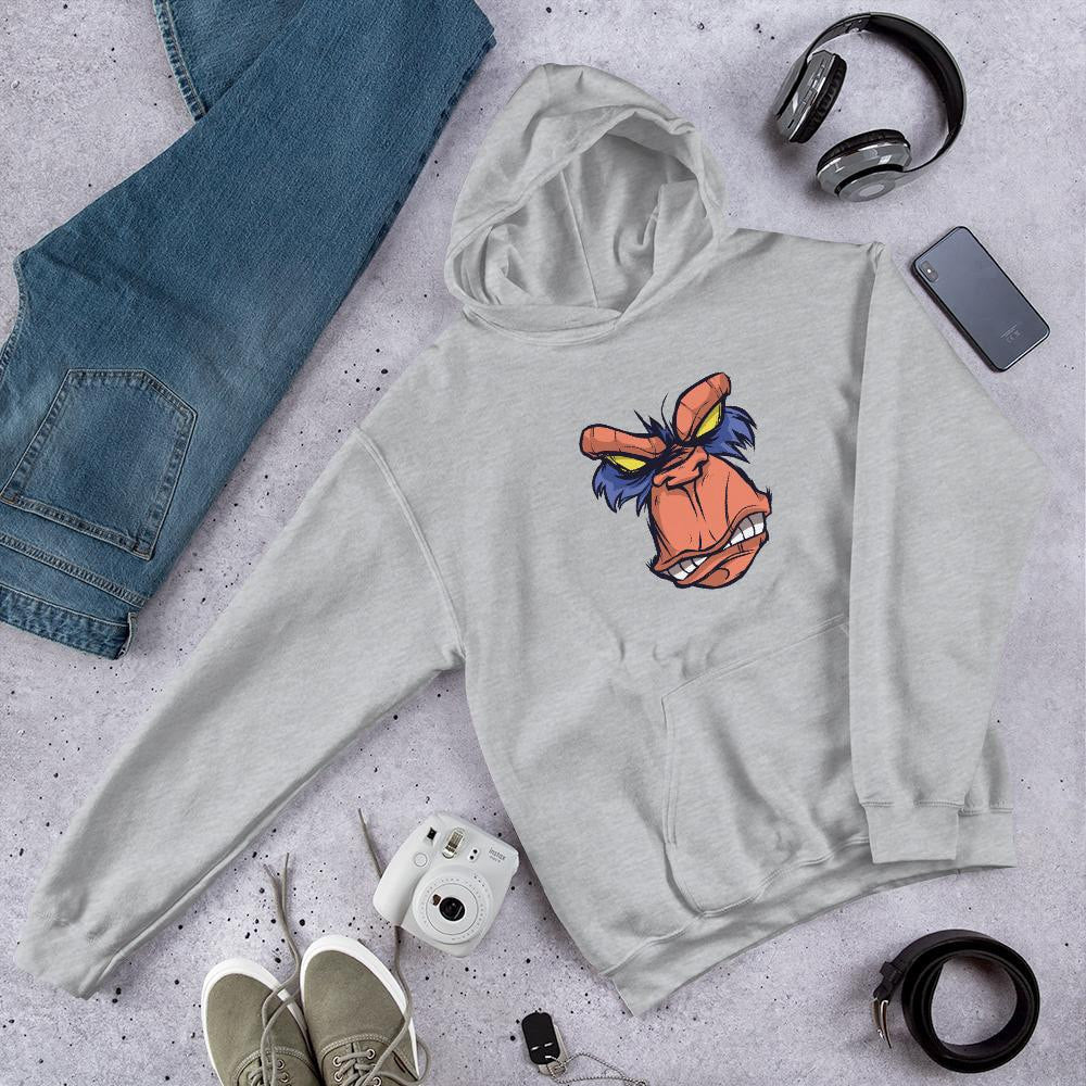 Angry Ape Unisex Hooded Sweatshirt