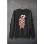 Angry Sloth crew sweatshirt front – Fourth Dimension Club