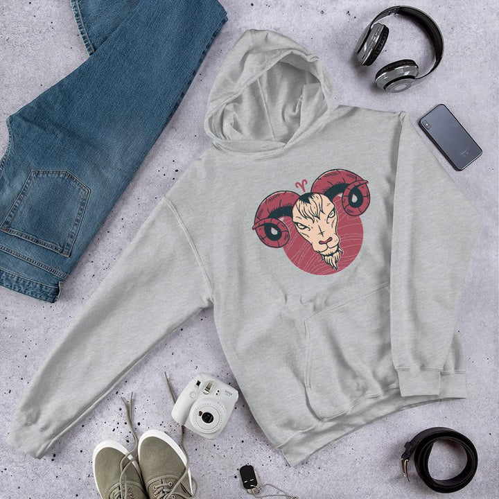 Aries Zodiac Unisex Hooded Sweatshirt