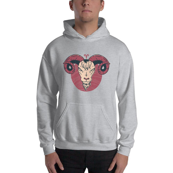 Aries Zodiac Unisex Hooded Sweatshirt