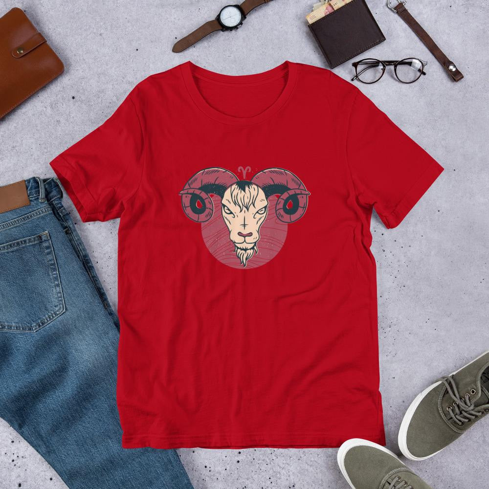 Aries Zodiac Half Sleeve T-Shirt