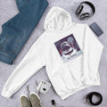 Ew, People Alien Unisex Hooded Sweatshirt — White