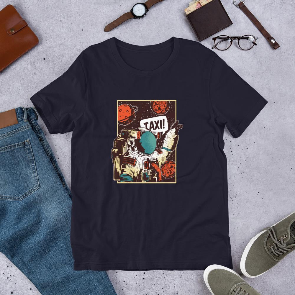 Space Ride Half Sleeve T-Shirt — Navy