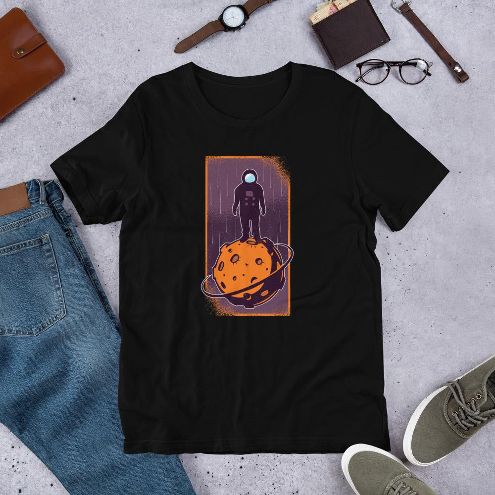 Space Conqueror Half Sleeve T-Shirt — Black