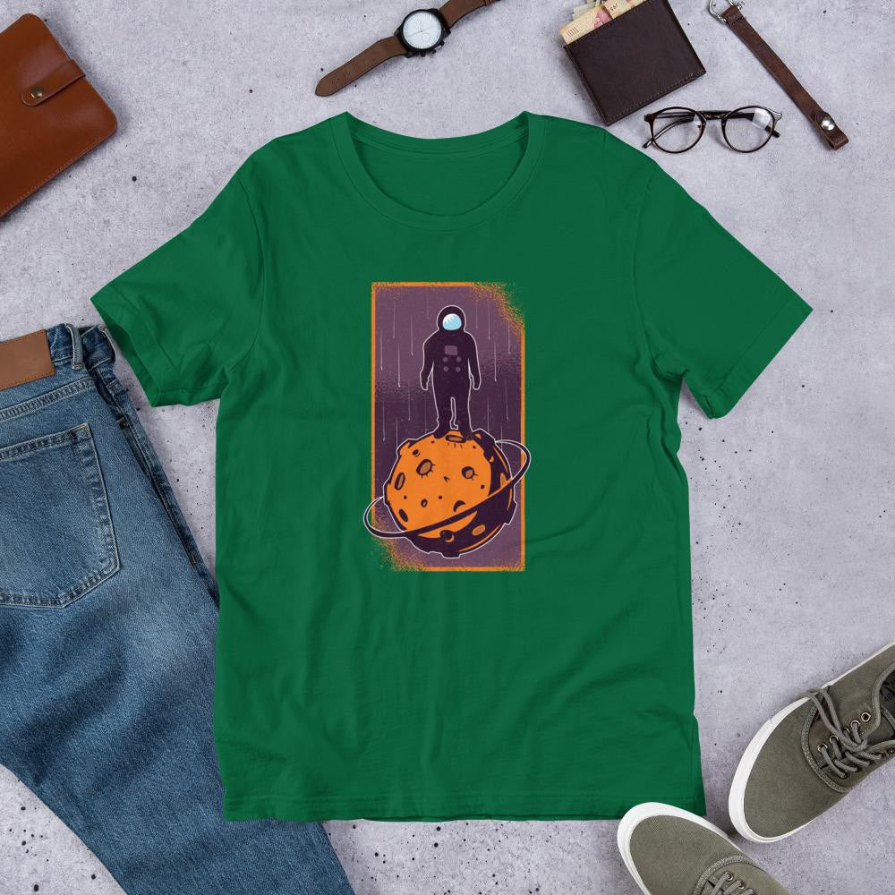 Space Conqueror Half Sleeve T-Shirt — Green