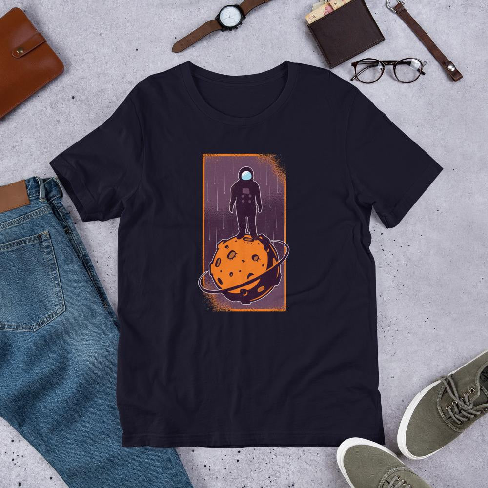 Space Conqueror Half Sleeve T-Shirt — Navy