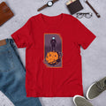 Space Conqueror Half Sleeve T-Shirt — Red