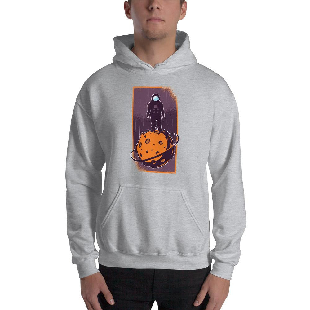 Space Conqueror Unisex Hooded Sweatshirt — detail view 2