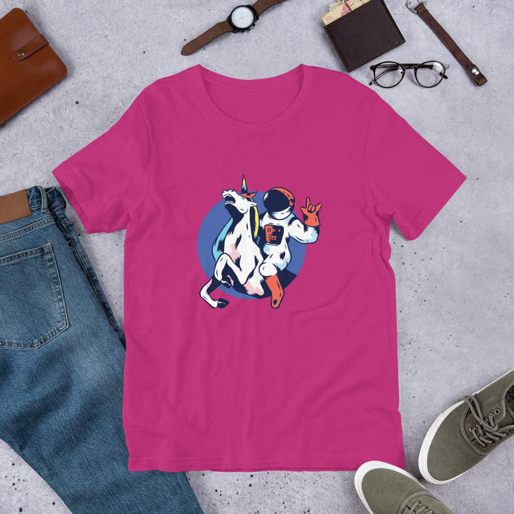 Astronaut Unicorn Half Sleeve T-Shirt