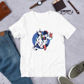 Astronaut Unicorn Half Sleeve T-Shirt — White