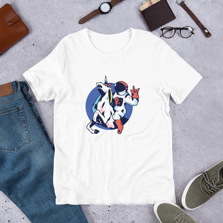 Astronaut Unicorn Half Sleeve T-Shirt