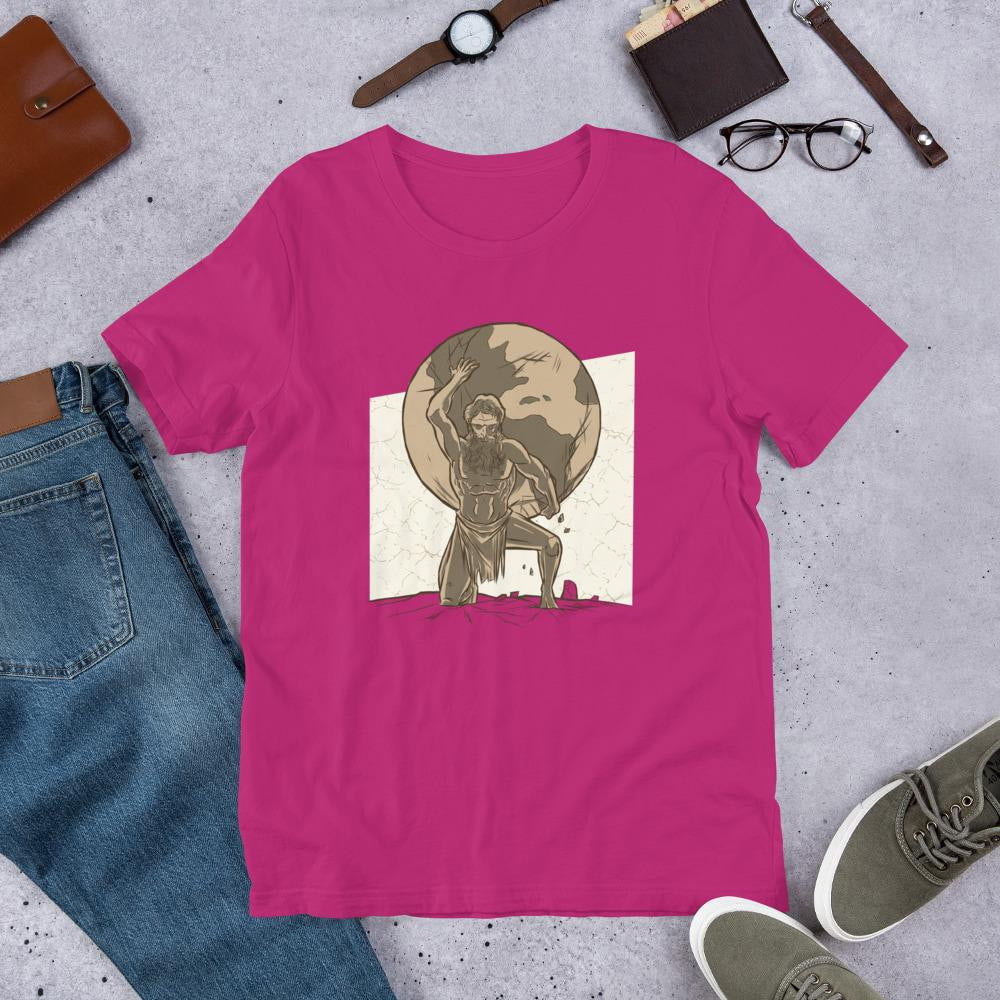 Atlas Half Sleeve T-Shirt — Pink
