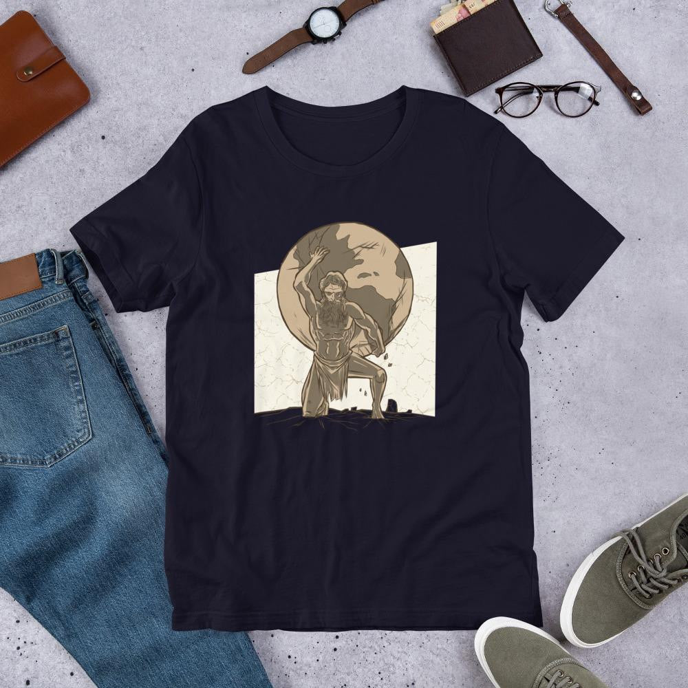 Atlas Half Sleeve T-Shirt — Navy