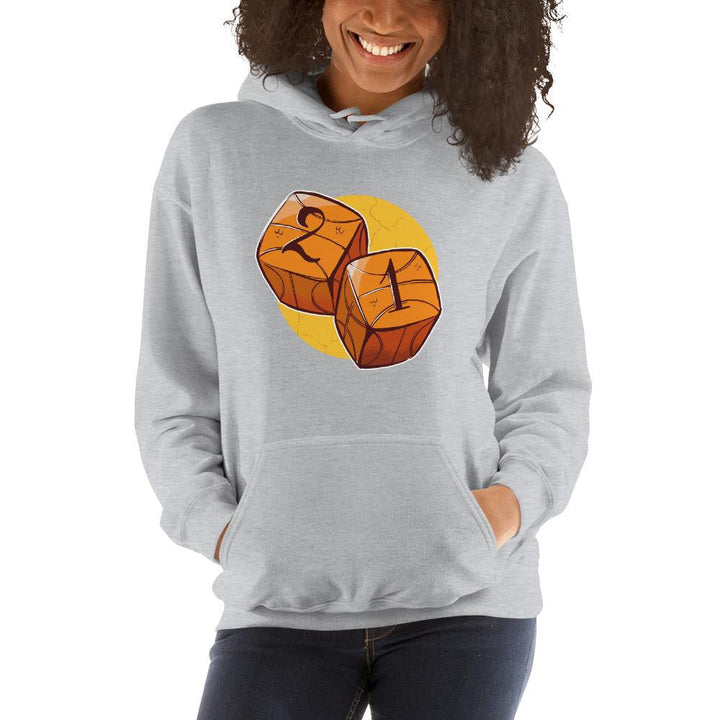 Basketball Dice Unisex Hooded Sweatshirt