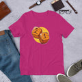 Baseball Dice Half Sleeve T-Shirt — Pink