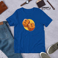 Baseball Dice Half Sleeve T-Shirt — Blue