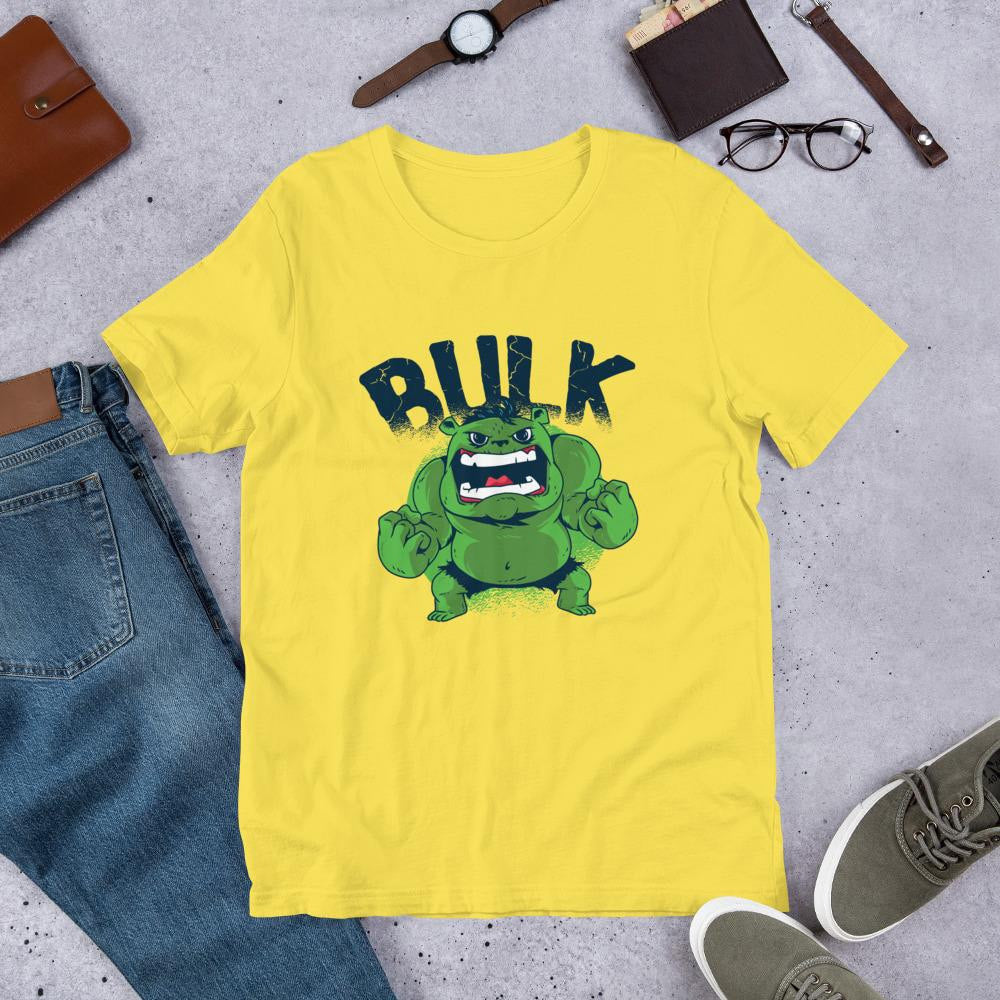 Bulk Half Sleeve T-Shirt — Yellow