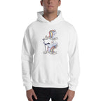 Before & After Wine Unisex Hooded Sweatshirt — detail view 2