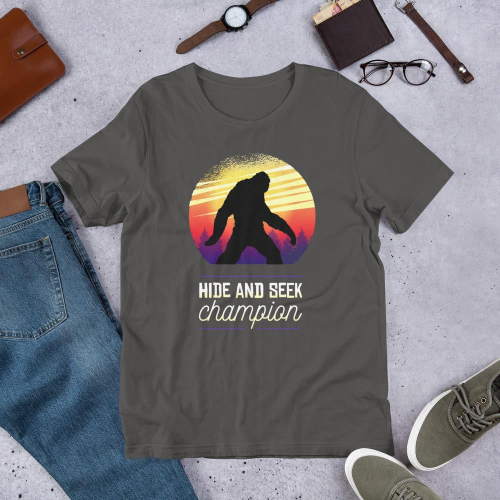 Big Foot Half Sleeve T-Shirt — Charcoal