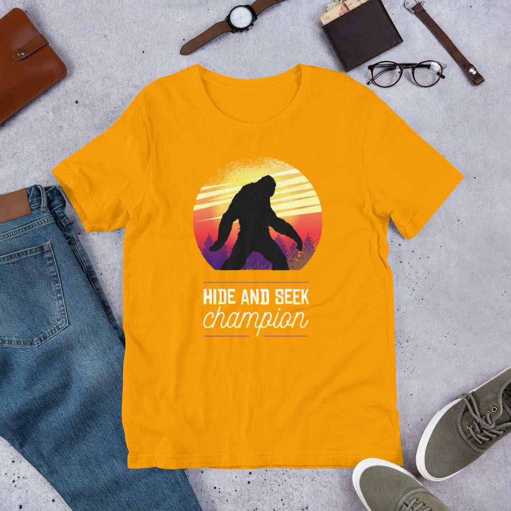 Big Foot Half Sleeve T-Shirt — Gold