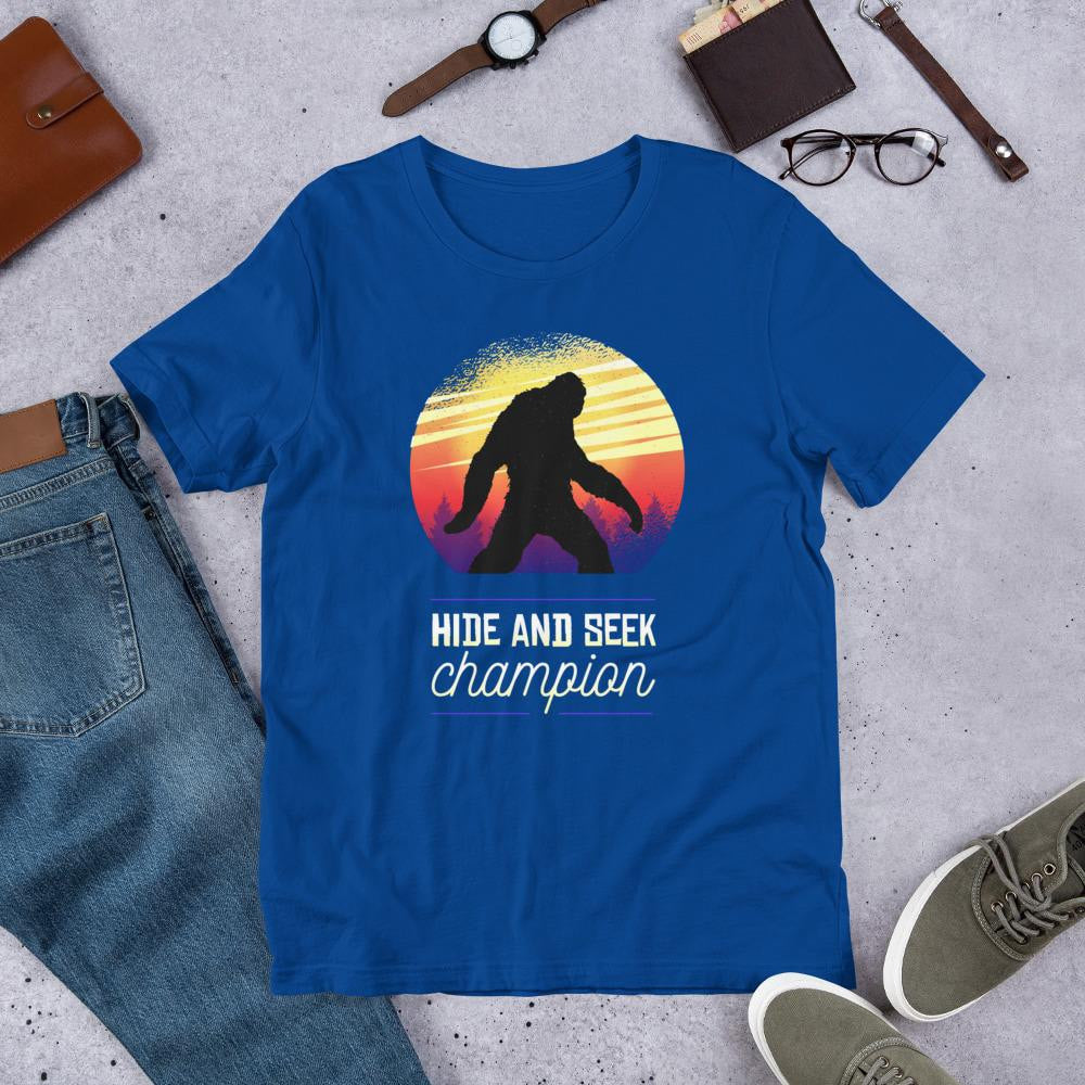Big Foot Half Sleeve T-Shirt — Blue